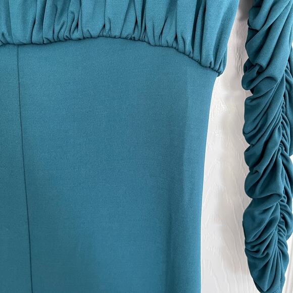 TOVE Riley Ruched Jersey Midi Dress - Picture 5 of 8